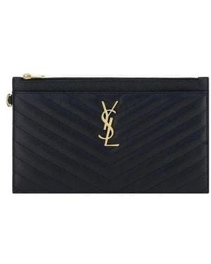Saint Laurent Monogram Pouch - Schwarz