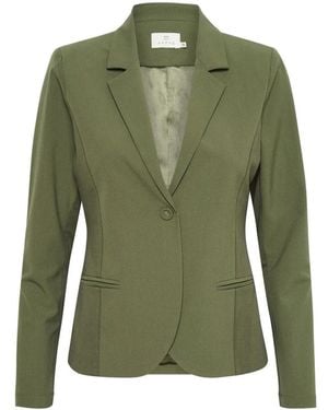 Kaffe Jassen ,Groen ,Leer Stijlvolle Jillian Blazer