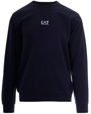 EA7 Hoodies & Sweatvesten ,Blauw ,Sweatshirts