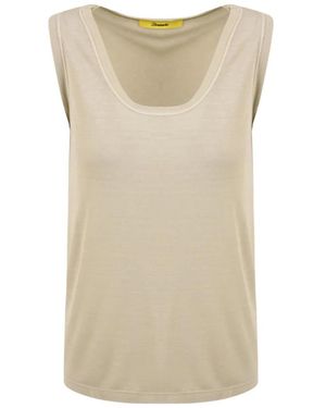 Drumohr Sleeveless Tops - Natural