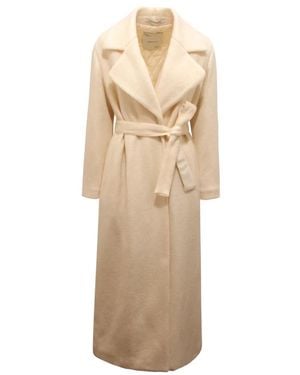 EMMA & GAIA Belted Coats - Natural