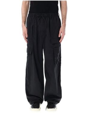 Y-3 Wide Trousers - Black