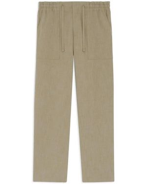 Drole de Monsieur Straight Trousers - Natural