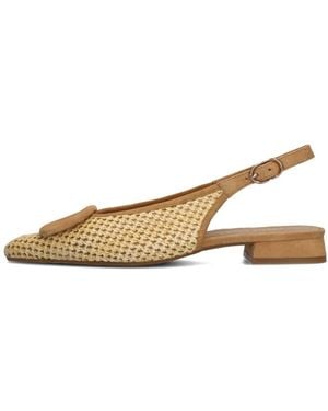 Lodi Elegante Camel Slingback Schuhe - Braun