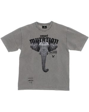Mauna Kea Elephant Tee Stone Washed T-Shirt - Grau