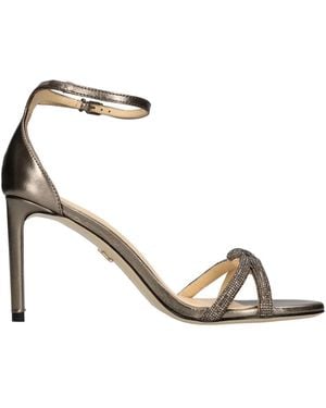 Lola Cruz High Heel Sandals - Metallizzato