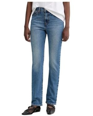 Levi's Jeans ,Blauw ,Denim Wedgie Slim Jeans