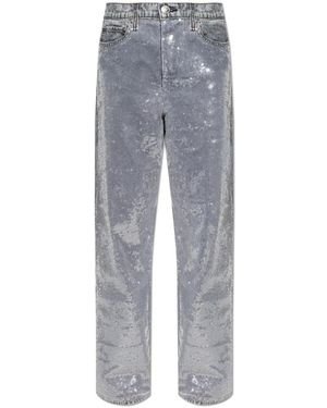 Rag & Bone Straight Jeans - Gris