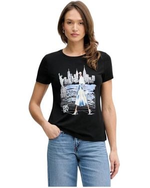 DKNY Modal T-Shirt - Schwarz