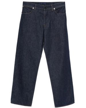 Stone Island Straight Jeans - Bleu