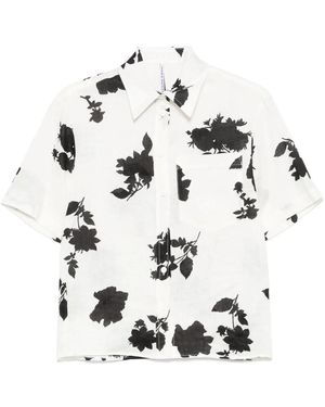 Liviana Conti Bianco Nero Shirt Für Frauen - Weiß