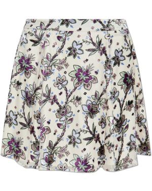 Kate Spade Rokken ,Wit ,Polyester Satin Devore Mini Rok