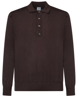 Eleventy Polo Shirts - Marrone