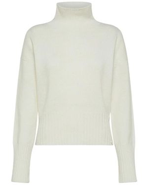 Peuterey Carded Wool Turtleneck Sweater - Weiß