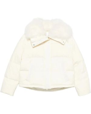 Yves Salomon Winter Jackets - White