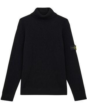 Stone Island Turtlenecks - Black
