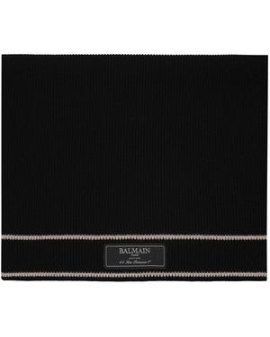 Balmain Winter Scarves - Black