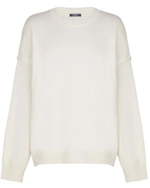 Balmain Eco-Cashmere Sweatshirt - Wit