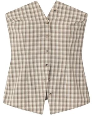 Nanushka Jassen ,Katoen Brites Tops - Naturel