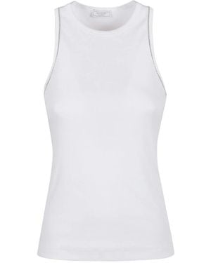 Peserico Sleeveless Tops - Bianco