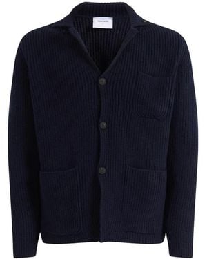 Gran Sasso Rippstrick-Jacke - Blau