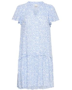 Ichi Midi Dresses - Blue