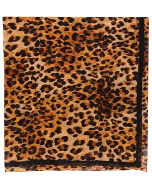 Destin Cotton Quadra 125X125 Schal - Braun