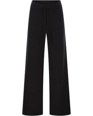 MC2 Saint Barth Wide Trousers - Black