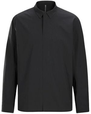 Arc'teryx Schwarzes Langarmhemd