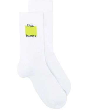 CASABLANCA Socks - Blanco