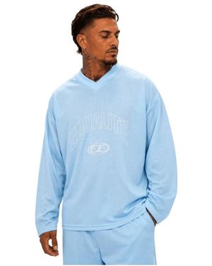 Equalite Tops ,Blauw ,Senna Mesh Jersey Longsleeve