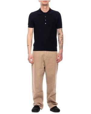Paolo Pecora Polo Shirts - Blauw