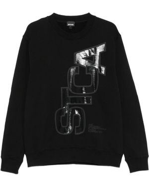Just Cavalli 900 Felpa G/C Logo Lucido - Zwart