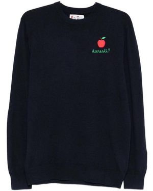 MC2 Saint Barth Round-Neck Knitwear - Blue