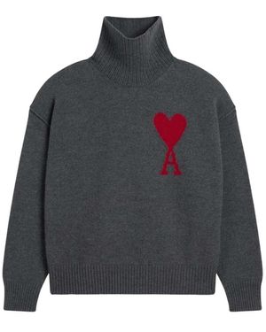 Ami Paris Turtlenecks - Grijs