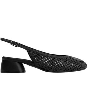 Poeve Schoenen ,Zwart ,Leer Lira Slingback