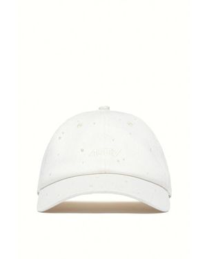 Autry Baseball Cap Mit Gesticktem Logo - Weiß