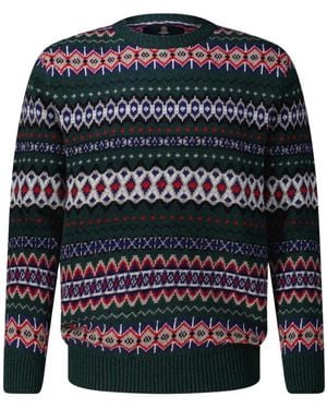 Barbour Round-Neck Knitwear - Azul