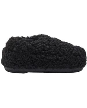 Moon Boot Slippers - Black