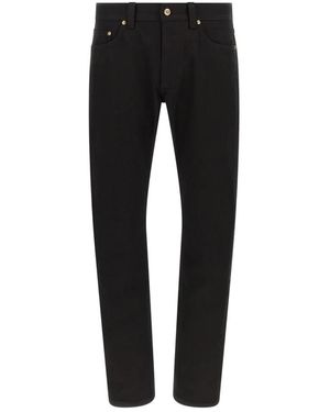 Versace Straight Jeans - Negro