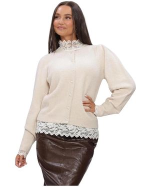 Notre-v Truien & Vesten ,Nv-Iggy Cardigan - Naturel