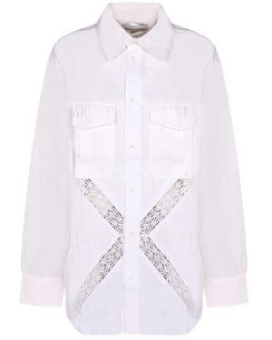 Marine Serre Shirts - Wit