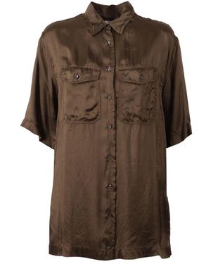 Aspesi Overhemden ,Bruin ,Camicia Donna