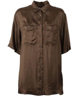 Aspesi Overhemden ,Bruin ,Shirts