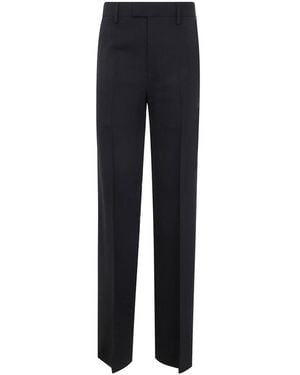 Ann Demeulemeester Straight Trousers - Blue