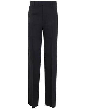Ann Demeulemeester Straight Trousers - Blauw