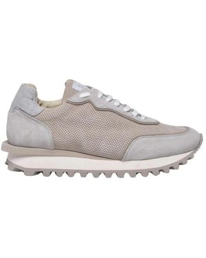 Eleventy Sneaker Aus Wildleder - Grau