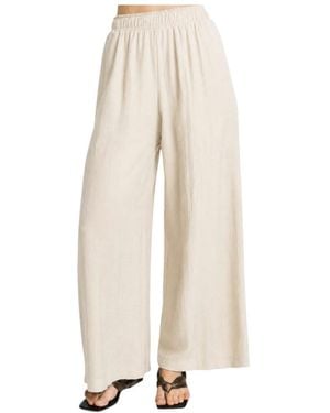 Please Wide Trousers - Natural