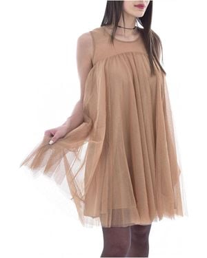 Molly Bracken Tulle Trapezkleid - Braun