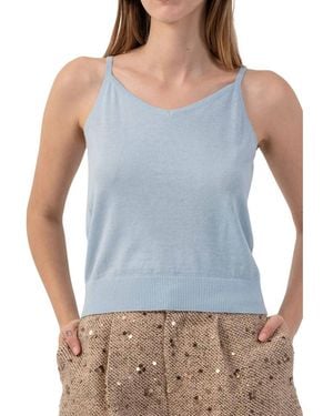 Kocca Sleeveless Tops - Blue